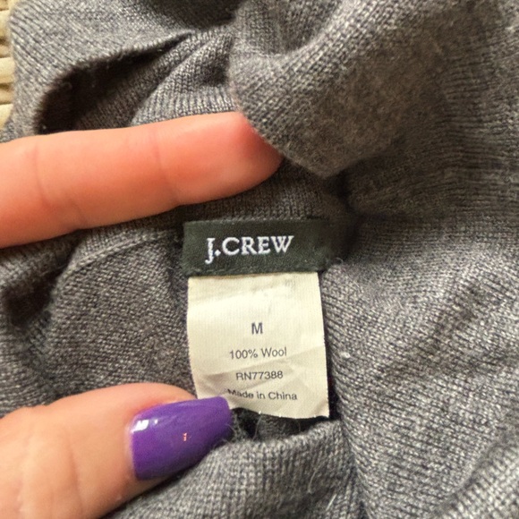 J Crew 100% Wool Turtleneck‎ Dress medium workwear preppy timeless holiday - Picture 6 of 8
